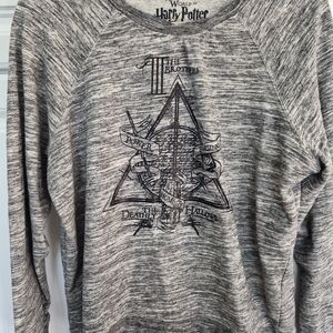 Harry Potter Deathly Hallows Gray Sweatshirt